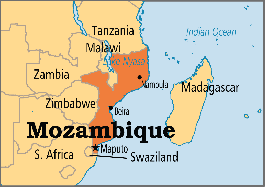 Mozambique map